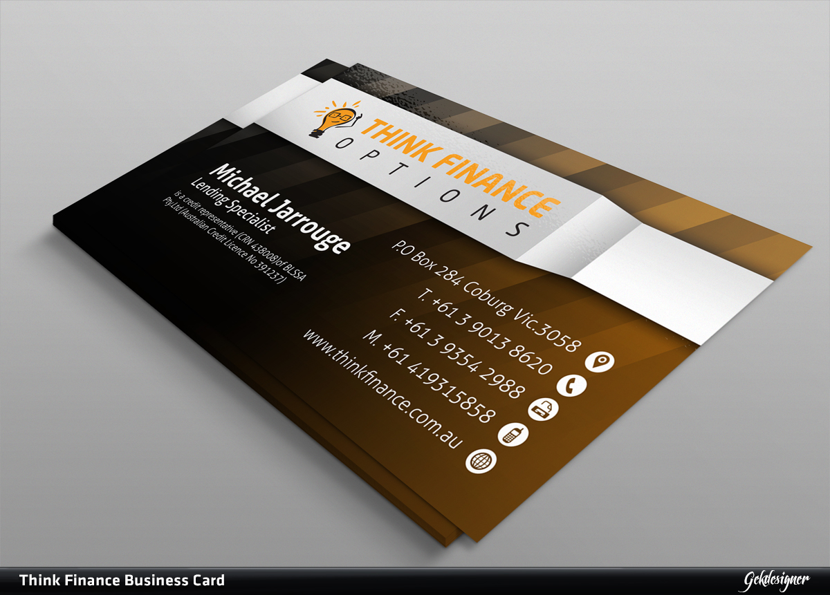 Business Card Design by gekgrfx for this project | Design #1856608