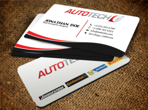 Business Card Design by Lanka Ama for AUTOTECH | Design: #7147557