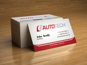 Business Card Design by Lanka Ama for AUTOTECH | Design: #7147560