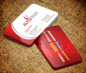 Business Card Design by Sarmishtha Chattopadhyay_loginchange for AUTOTECH | Design: #7818302