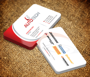 Business Card Design by Sarmishtha Chattopadhyay_loginchange for AUTOTECH | Design: #7819085