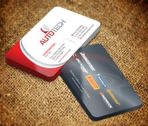 Business Card Design by Sarmishtha Chattopadhyay_loginchange for AUTOTECH | Design: #7819796