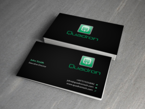Business Card Design by Creations Box 2015 for Quadron Technologies | Design: #7435463