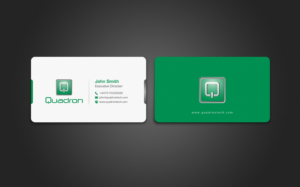 Business Card Design by chandrayaan.creative for Quadron Technologies | Design: #7433293
