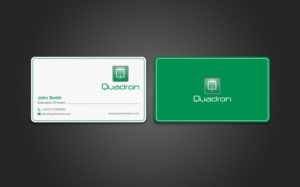Business Card Design by chandrayaan.creative for Quadron Technologies | Design: #7433296