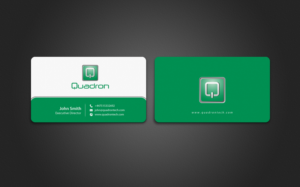 Business Card Design by chandrayaan.creative for Quadron Technologies | Design: #7433299