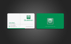 Business Card Design by chandrayaan.creative for Quadron Technologies | Design: #7433307