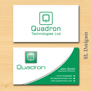 Business Card Design by SL Designer for Quadron Technologies | Design: #7425022