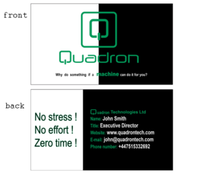 Business Card Design by DimmyXdd