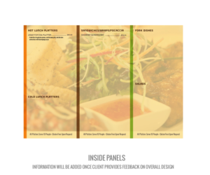 Catering Menu | Flyer Design by Thomas DeHart