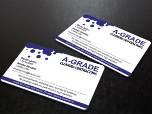 A-Grade Cleaning Contractors | Diseño de Tarjeta de Presentación por Sandaruwan