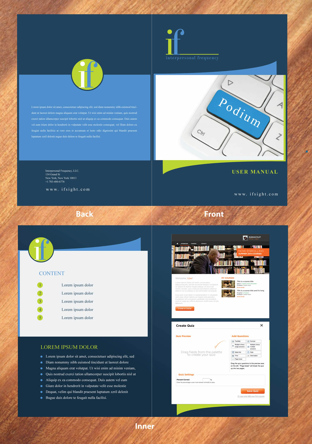 Brochure Design by Sbss for Interpersonal Frequency | Design #1844438