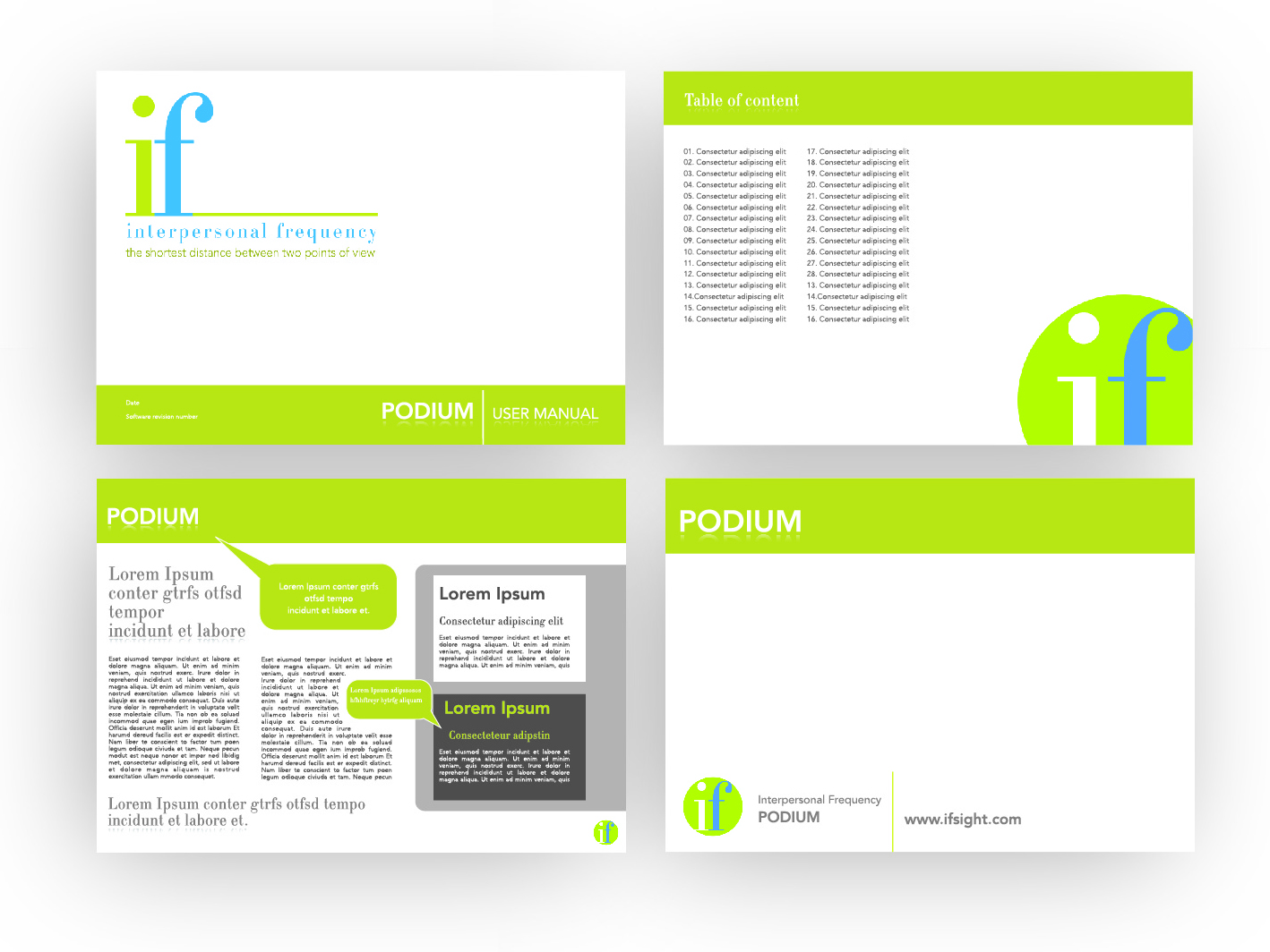 Brochure Design by DAStudioDesigns for Interpersonal Frequency | Design #1840114