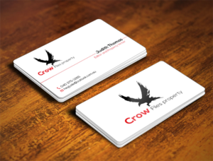 Business Card Design by Verified artistry (Design garden) for As The Crow Flies property writing | Design: #7160902