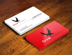 Business Card Design by Verified artistry (Design garden) for As The Crow Flies property writing | Design: #7160903