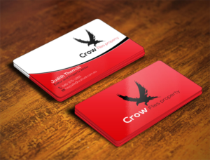 Business Card Design by Verified artistry (Design garden) for As The Crow Flies property writing | Design: #7160909