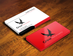 Business Card Design by Verified artistry (Design garden) for As The Crow Flies property writing | Design: #7160911