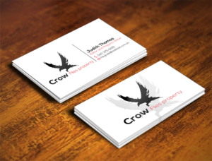 Business Card Design by Verified artistry (Design garden) for As The Crow Flies property writing | Design: #7160914