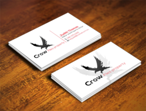Business Card Design by Verified artistry (Design garden) for As The Crow Flies property writing | Design: #7160929