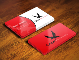 Business Card Design by Verified artistry (Design garden) for As The Crow Flies property writing | Design: #7160933