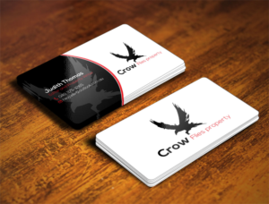 Business Card Design by Verified artistry (Design garden) for As The Crow Flies property writing | Design: #7160934