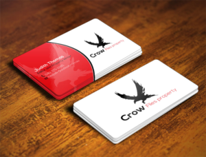 Business Card Design by Verified artistry (Design garden) for As The Crow Flies property writing | Design: #7160935