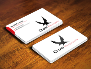 Business Card Design by Verified artistry (Design garden) for As The Crow Flies property writing | Design: #7160938