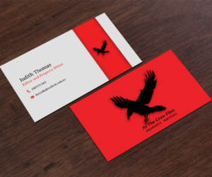 Business Card Design by MVN Digital for As The Crow Flies property writing | Design: #7161299