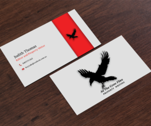 Business Card Design by MVN Digital for As The Crow Flies property writing | Design: #7161307
