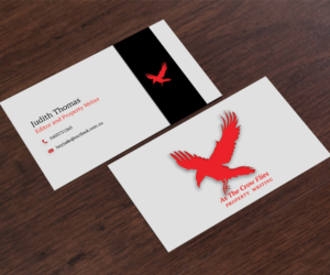 Business Card Design by MVN Digital for As The Crow Flies property writing | Design: #7161320