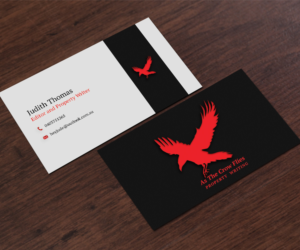 Business Card Design by MVN Digital for As The Crow Flies property writing | Design: #7161326