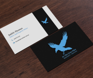 Business Card Design by MVN Digital for As The Crow Flies property writing | Design: #7161338