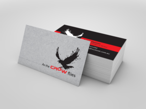 Business Card Design by dkthedon for As The Crow Flies property writing | Design: #7187374