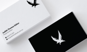 Business Card Design by yellowpixell for As The Crow Flies property writing | Design: #7159657