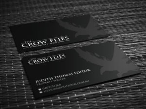 Business Card Design by yellowpixell for As The Crow Flies property writing | Design: #7159677