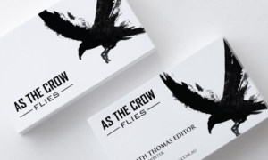 Business Card Design by yellowpixell for As The Crow Flies property writing | Design: #7168277