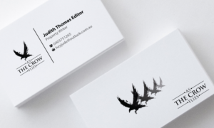 Business Card Design by yellowpixell for As The Crow Flies property writing | Design: #7168280