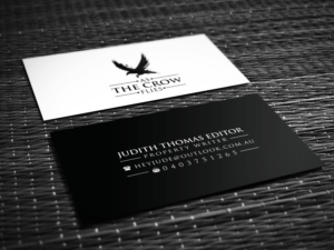 Business Card Design by yellowpixell for As The Crow Flies property writing | Design: #7168281