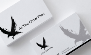 Business Card Design by yellowpixell for As The Crow Flies property writing | Design: #7168537