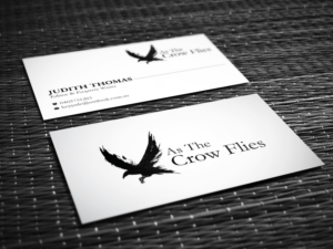 Business Card Design by yellowpixell for As The Crow Flies property writing | Design: #7168539