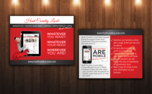 Postcard Design by Jackie Morrison for Hunt Country Local | Design: #7154119