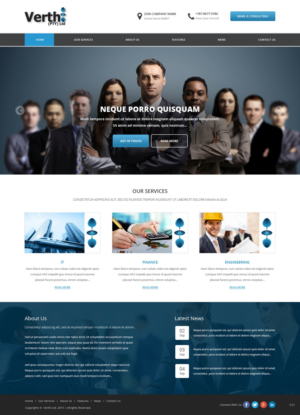 Landing Page Design by pb for Verthi (Pty) Ltd | Design #7161886