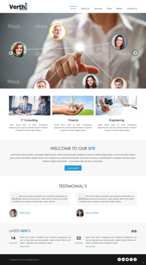 Landing Page Design by pb for Verthi (Pty) Ltd | Design: #7161897