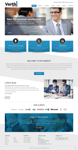 Landing Page Design by pb for Verthi (Pty) Ltd | Design: #7172842