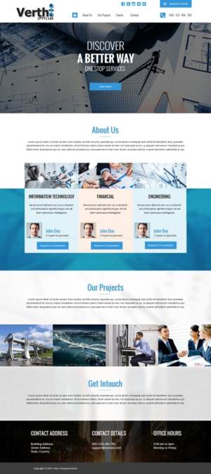 Landing Page Design by Aaron Jarvis