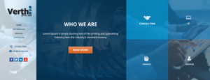 Landing Page Design by debdesign for Verthi (Pty) Ltd | Design: #7159672