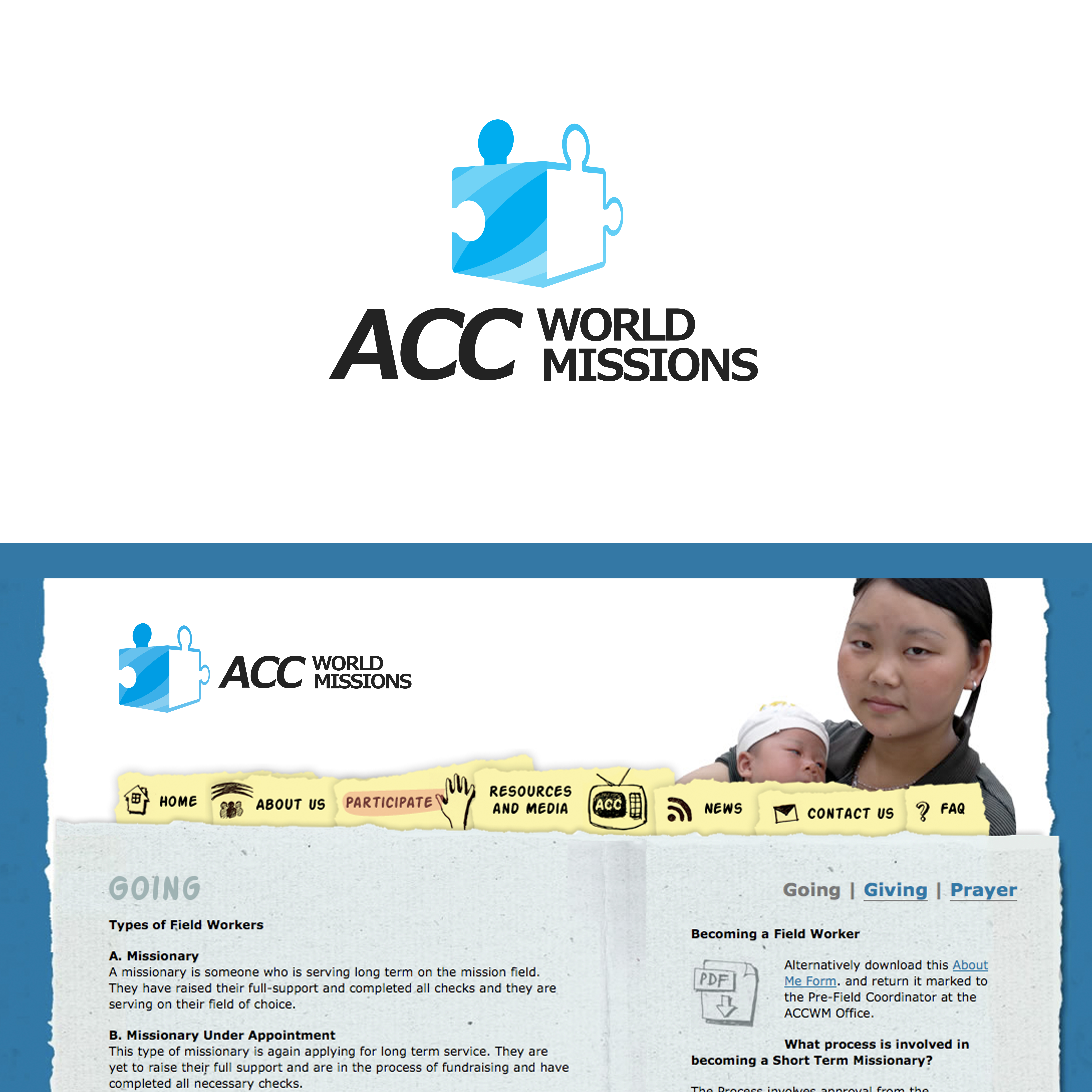 Diseño de Logo por REX para ACC World Missions | Diseño #12608