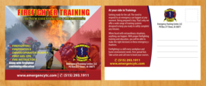 Postcard Design by Venus L. Penaflor for Emergency Training Center, LLC | Design #7719150