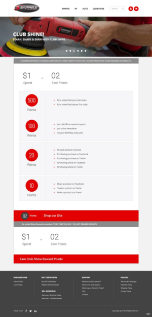 Landing Page Design by pb for Shurhold Industries, Inc. | Design: #7161520