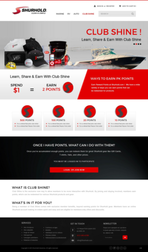 Landing Page Design by pb for Shurhold Industries, Inc. | Design: #7161526